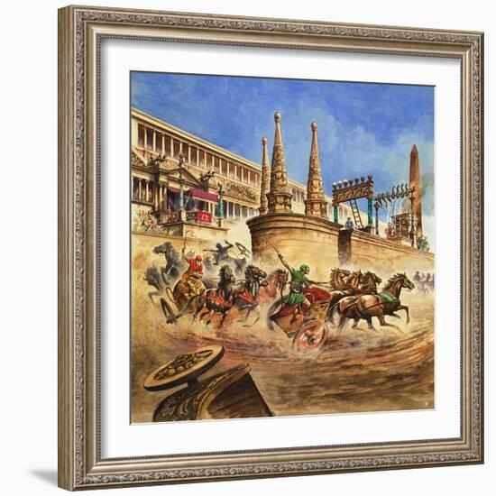 Chariot Race-Peter Jackson-Framed Giclee Print