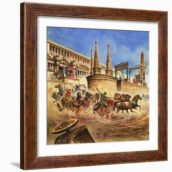 Chariot Race-Peter Jackson-Framed Giclee Print