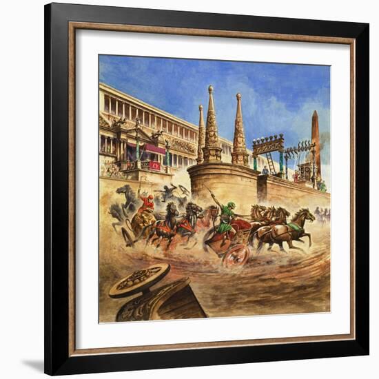 Chariot Race-Peter Jackson-Framed Giclee Print