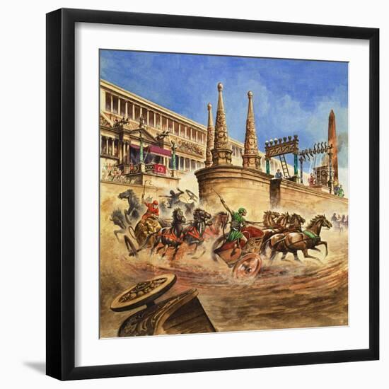 Chariot Race-Peter Jackson-Framed Giclee Print