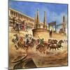 Chariot Race-Peter Jackson-Mounted Giclee Print