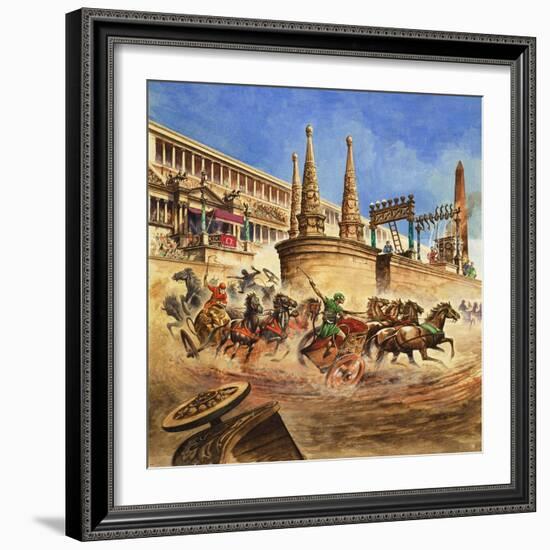 Chariot Race-Peter Jackson-Framed Giclee Print