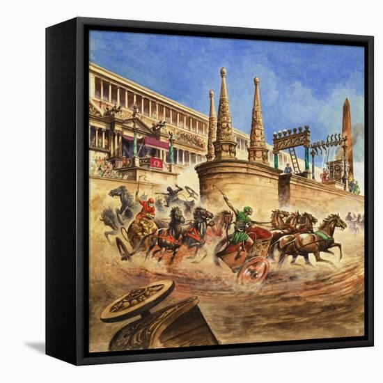 Chariot Race-Peter Jackson-Framed Premier Image Canvas