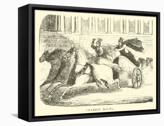 Chariot Races-null-Framed Premier Image Canvas