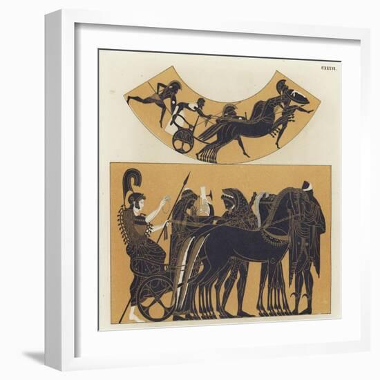 Chariot Scenes from Ancient Greece-null-Framed Giclee Print