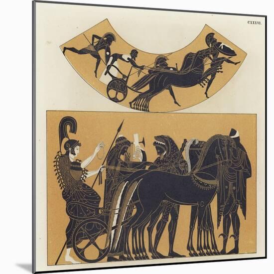 Chariot Scenes from Ancient Greece-null-Mounted Giclee Print