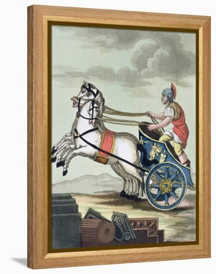 Charioteer, from L'Antica Roma, 1825-null-Framed Premier Image Canvas