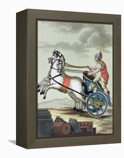 Charioteer, from L'Antica Roma, 1825-null-Framed Premier Image Canvas