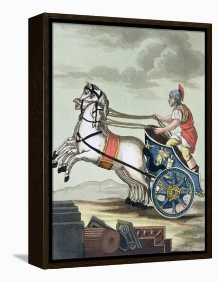 Charioteer, from L'Antica Roma, 1825-null-Framed Premier Image Canvas