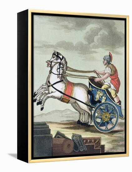 Charioteer, from L'Antica Roma, 1825-null-Framed Premier Image Canvas