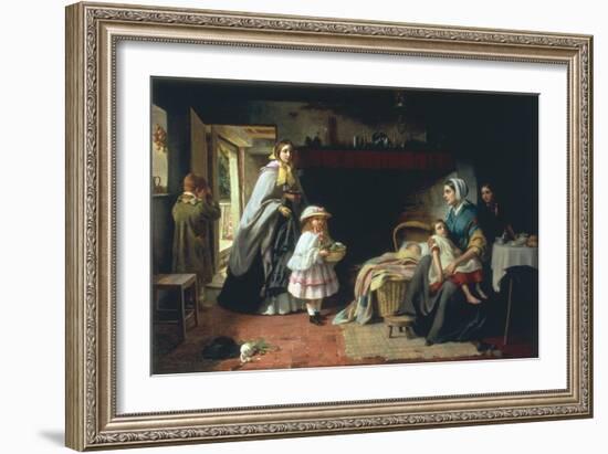 Charity, 1860-Thomas Brooks-Framed Giclee Print