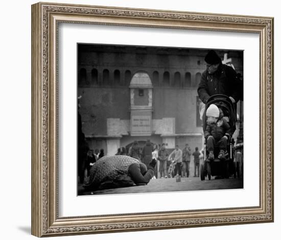 Charity and Curiosity...-null-Framed Art Print