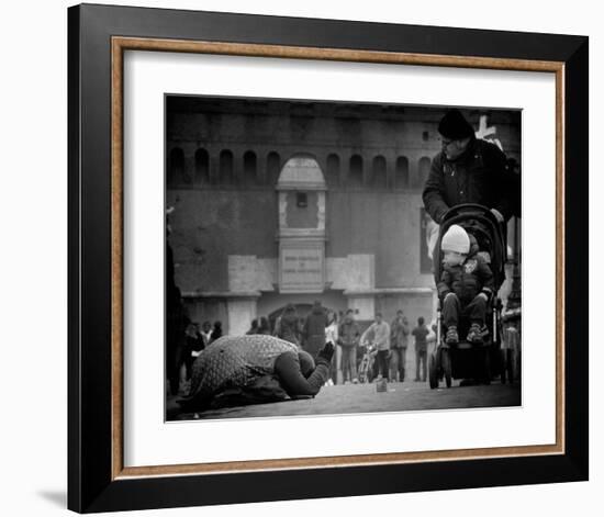 Charity and Curiosity...-null-Framed Art Print