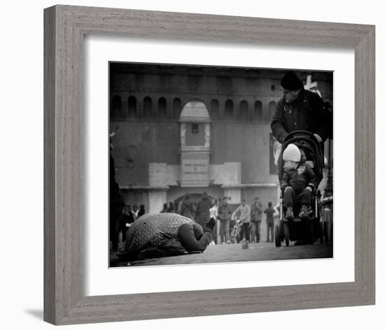 Charity and Curiosity...-null-Framed Art Print