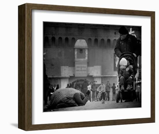 Charity and Curiosity...-null-Framed Art Print