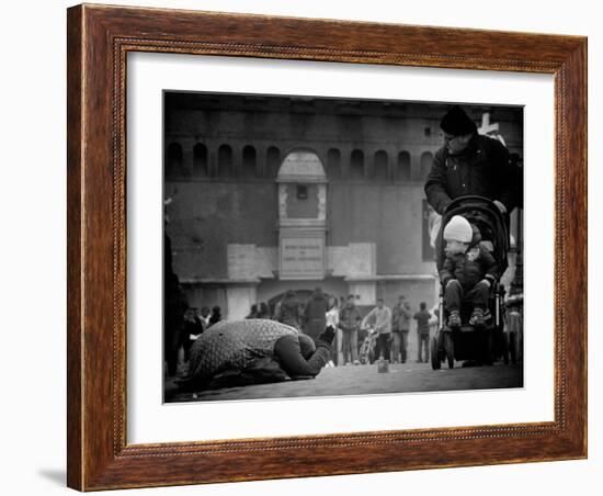 Charity and Curiosity...-Antonio Grambone-Framed Photographic Print