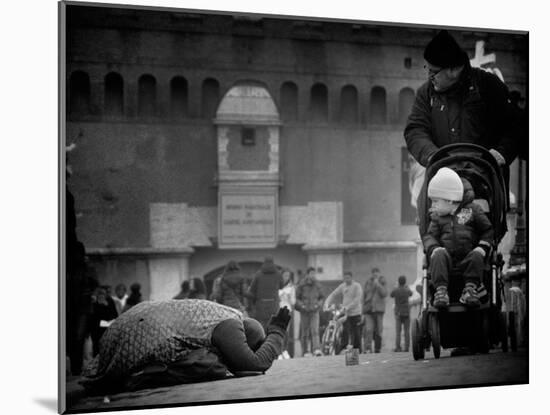 Charity and Curiosity...-Antonio Grambone-Mounted Photographic Print