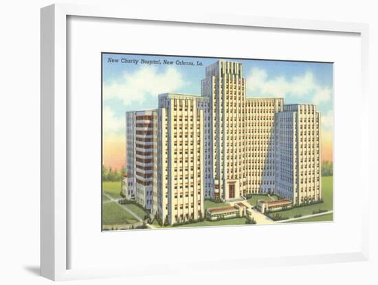 Charity Hospital, New Orleans, Louisiana-null-Framed Art Print