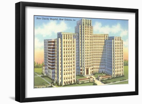 Charity Hospital, New Orleans, Louisiana-null-Framed Art Print