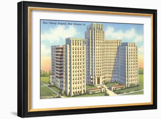 Charity Hospital, New Orleans, Louisiana-null-Framed Art Print