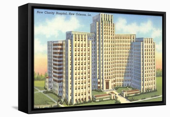 Charity Hospital, New Orleans, Louisiana-null-Framed Stretched Canvas
