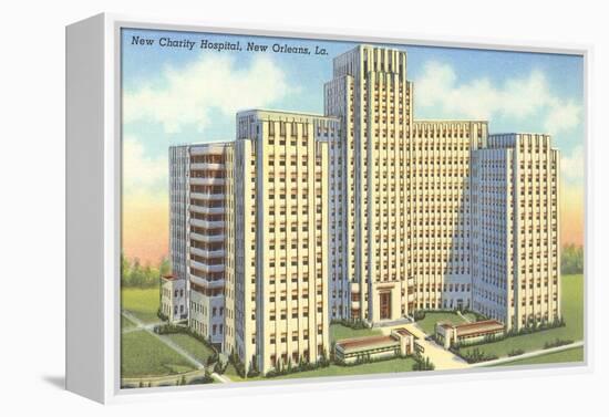 Charity Hospital, New Orleans, Louisiana-null-Framed Stretched Canvas