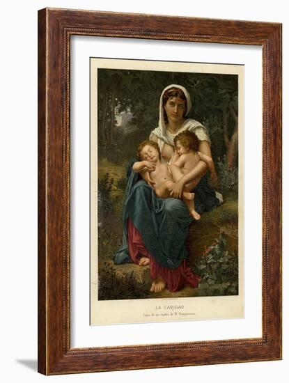 Charity-William Adolphe Bouguereau-Framed Giclee Print