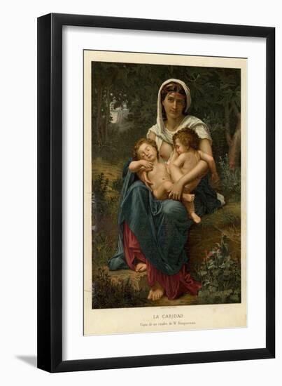 Charity-William Adolphe Bouguereau-Framed Giclee Print