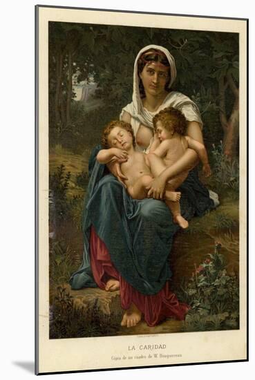 Charity-William Adolphe Bouguereau-Mounted Giclee Print