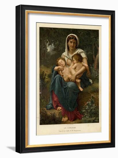 Charity-William Adolphe Bouguereau-Framed Giclee Print