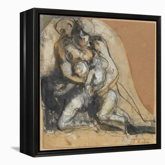 Charity-Auguste Rodin-Framed Premier Image Canvas