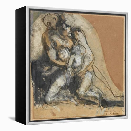 Charity-Auguste Rodin-Framed Premier Image Canvas