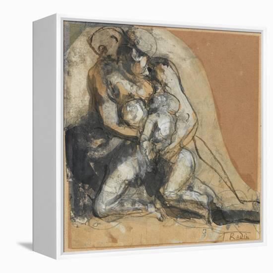 Charity-Auguste Rodin-Framed Premier Image Canvas