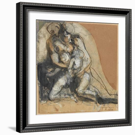 Charity-Auguste Rodin-Framed Giclee Print