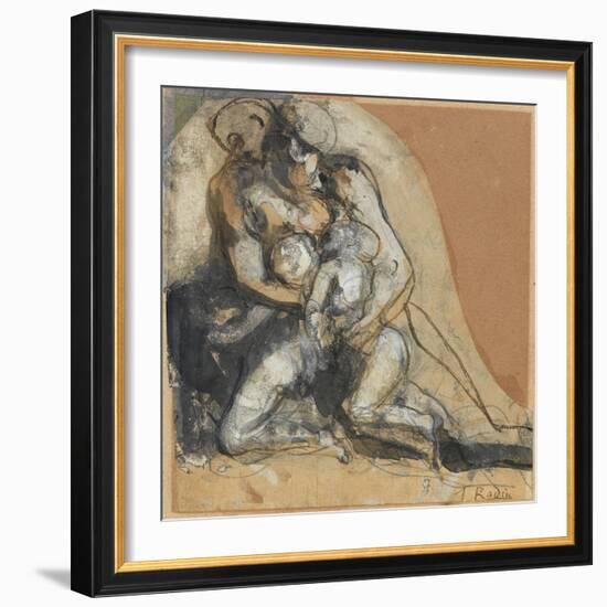 Charity-Auguste Rodin-Framed Giclee Print