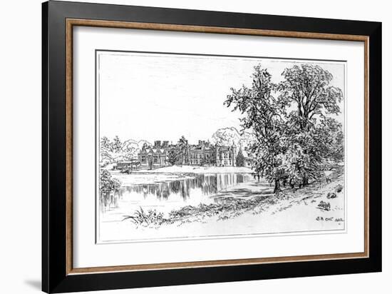 Charlecote Park, Warwickshire, 1885-Edward Hull-Framed Giclee Print