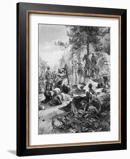 Charlemagne and Saxons-Alphonse Mucha-Framed Art Print