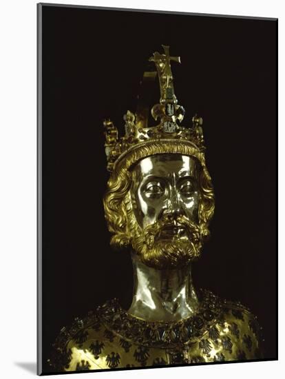 Charlemagne, Dating from around 1350, Aachen, Germany, Europe-Christina Gascoigne-Mounted Photographic Print