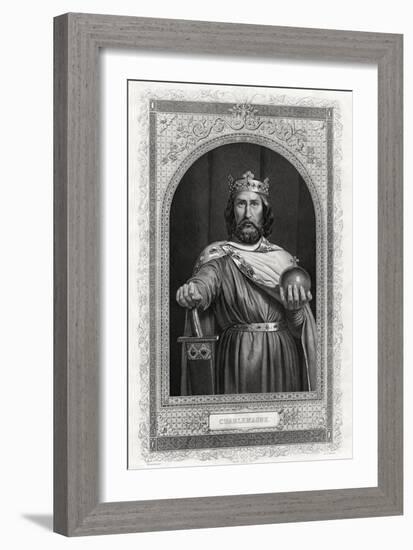 Charlemagne, King of the Franks, 1875-DJ Pound-Framed Giclee Print