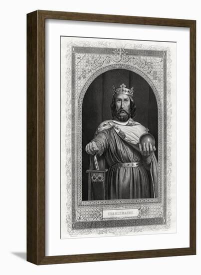 Charlemagne, King of the Franks, 1875-DJ Pound-Framed Giclee Print