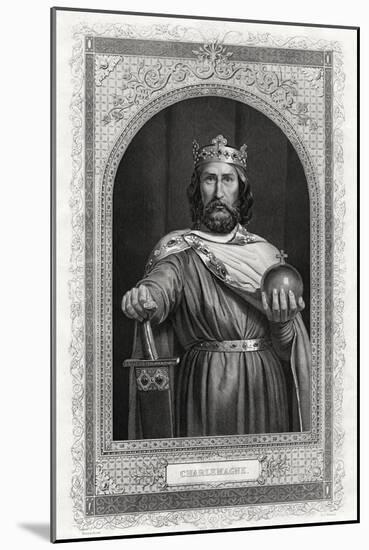 Charlemagne, King of the Franks, 1875-DJ Pound-Mounted Giclee Print