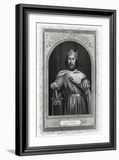 Charlemagne, King of the Franks, 1875-DJ Pound-Framed Giclee Print