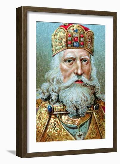 Charlemagne, King of the Franks, C1920-null-Framed Giclee Print