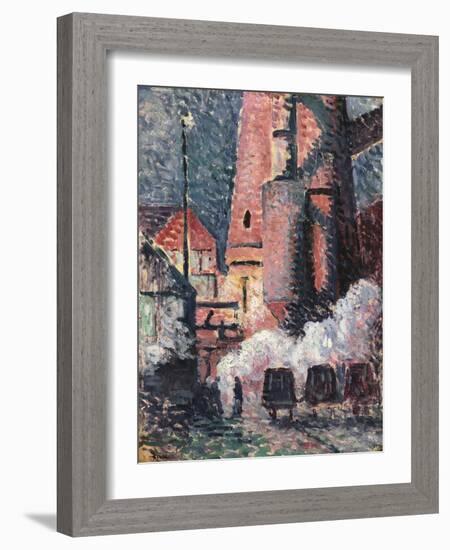 Charleroi, 1896-Maximilien Luce-Framed Giclee Print