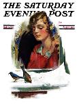 "Snow Birds," Saturday Evening Post Cover, March 6, 1926-Charles A. MacLellan-Framed Giclee Print