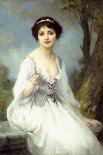 The Pink Rose, (Oil on Canvas)-Charles Amable Lenoir-Giclee Print