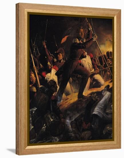 Charles-Amedee-Albert de Savoie-Hippolyte Delaroche-Framed Premier Image Canvas