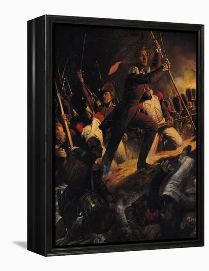 Charles-Amedee-Albert de Savoie-Hippolyte Delaroche-Framed Premier Image Canvas