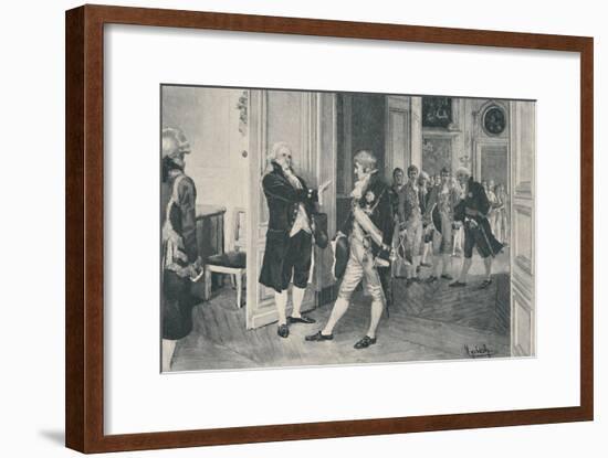 'Charles and Ferdinand at Bayonne', 1808, (1896)-Unknown-Framed Giclee Print