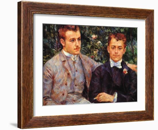 Charles and George Durand-Ruel-Pierre-Auguste Renoir-Framed Art Print